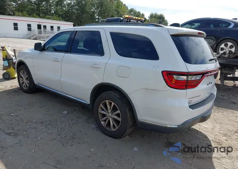 2015 Dodge Durango Limited z USA, uszkodzony, nr VIN 1C4RDJDG7FC246110